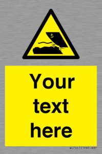 Custom Warning submerged objects in watercraft areas